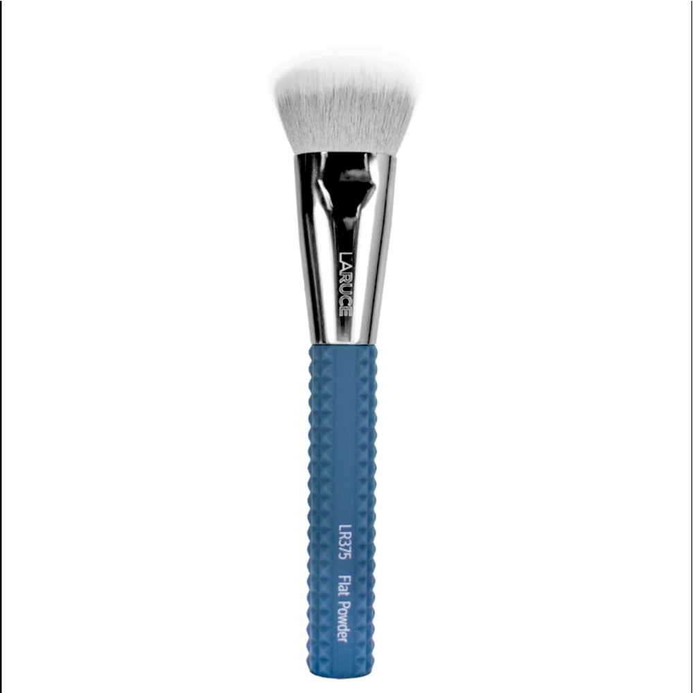 LARUCE BEAUTY Flat Powder Brush LR375 ‘Denim’